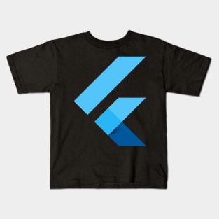 Flutter Logo - development SDK Kids T-Shirt